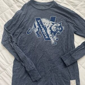 Original Retro Brand Navy Villanova Long Sleeve Tee